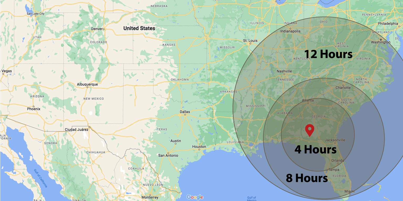 map-radius